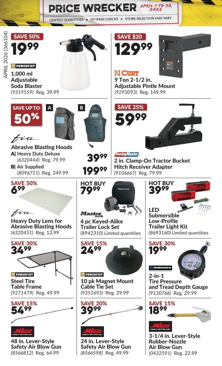 Princess Auto Sales from April 1 to April 30 2026 - flyer page 19