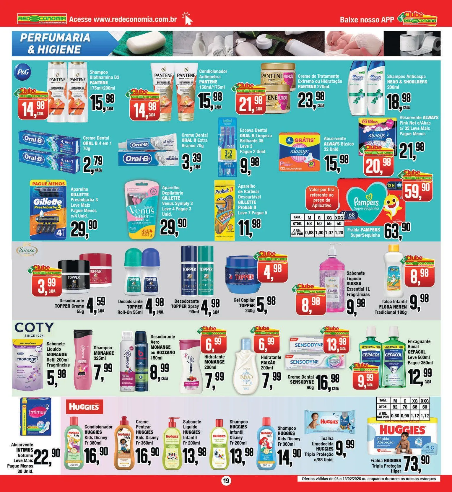 Encarte de Folhetos Redeconomia  4 de fevereiro até 5 de fevereiro 2026 - Pagina 19