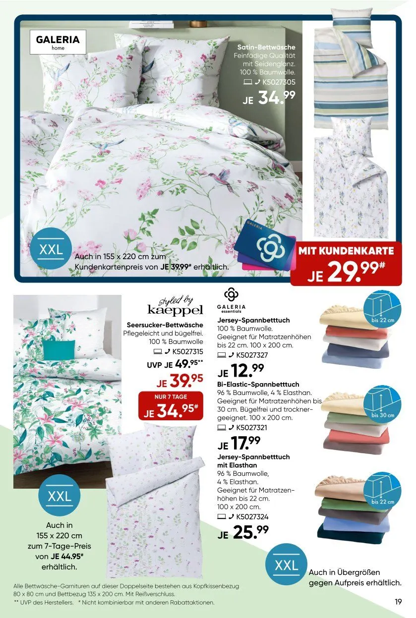 GALERIA Karstadt Kaufhof Prospekt von 3. April bis 8. April 2025 - Prospekt seite 32