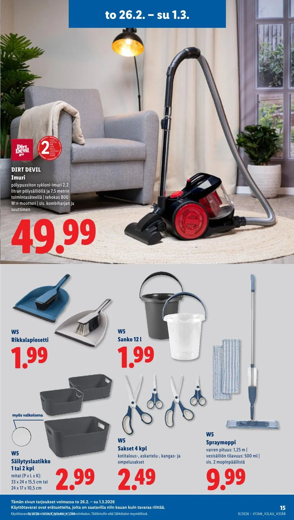 Kaupan Lidl  voimassa alkaen 26. helmikuuta - 4. maaliskuuta 2026 - Tarjouslehti sivu 19