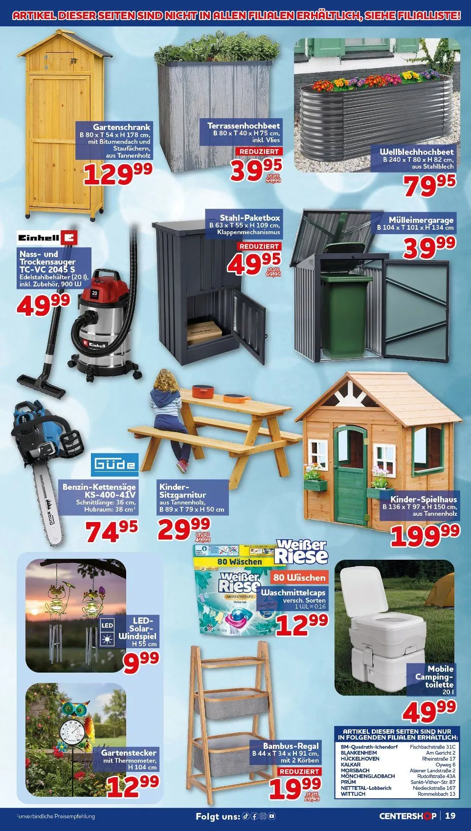  CENTERSHOP Prospekte von 29. Juni bis 4. Juli 2026 - Prospekt seite 19