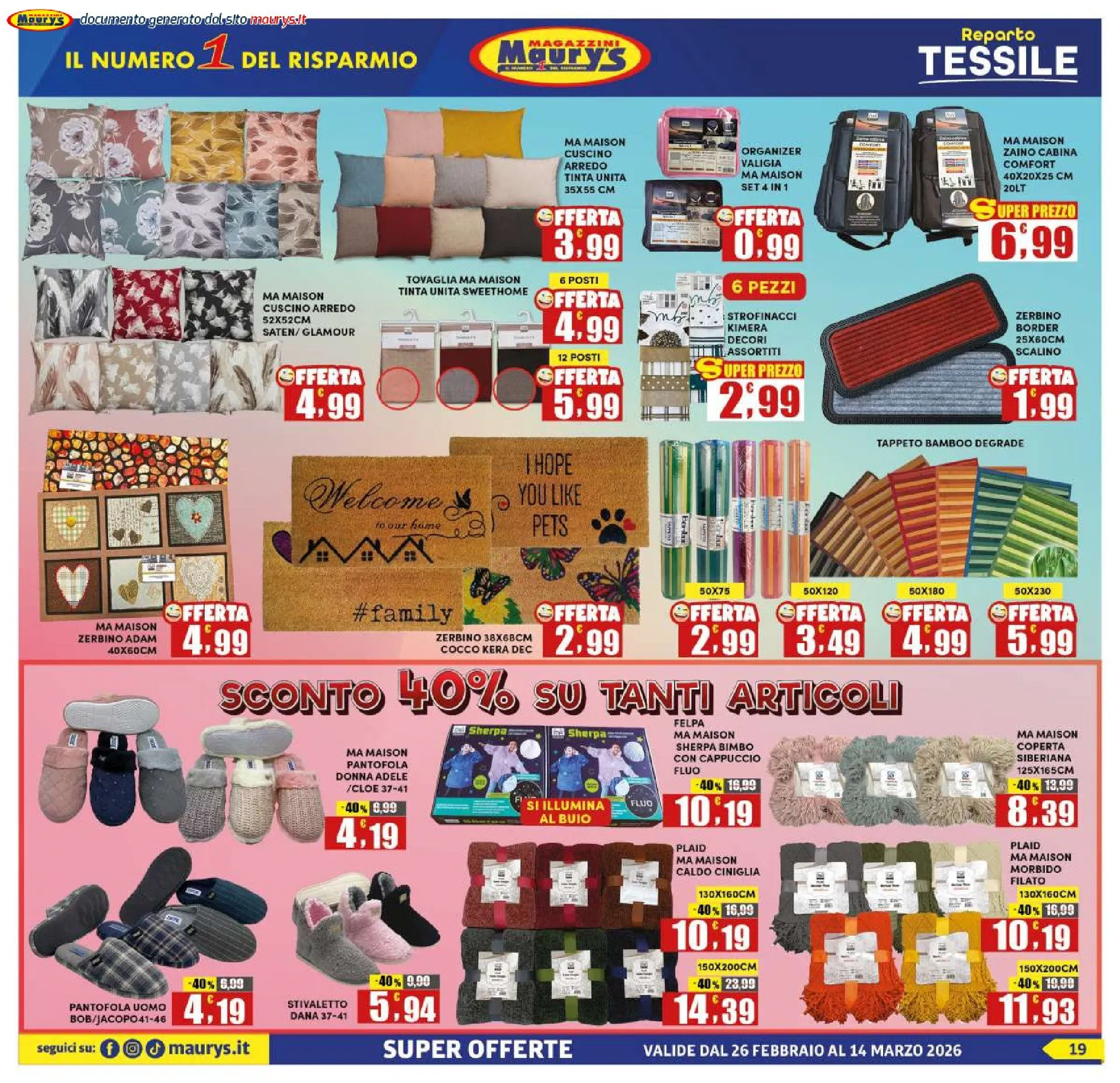 Maury s Vokantino da 26 febbraio a 15 marzo di 2026 - Pagina del volantino 19