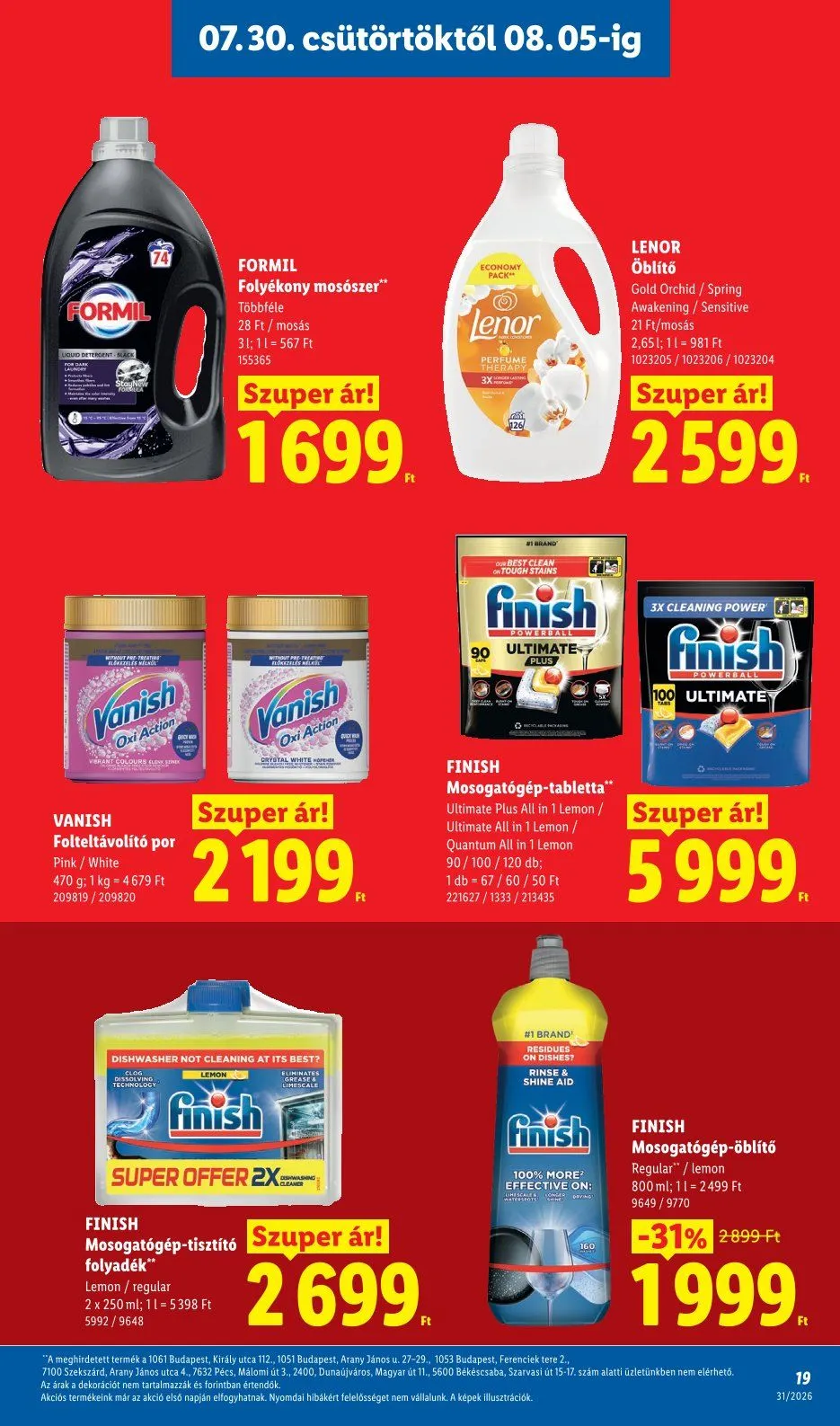Katalógus Lidl július 30.-tól augusztus 8.-ig 2026. - Oldal 19