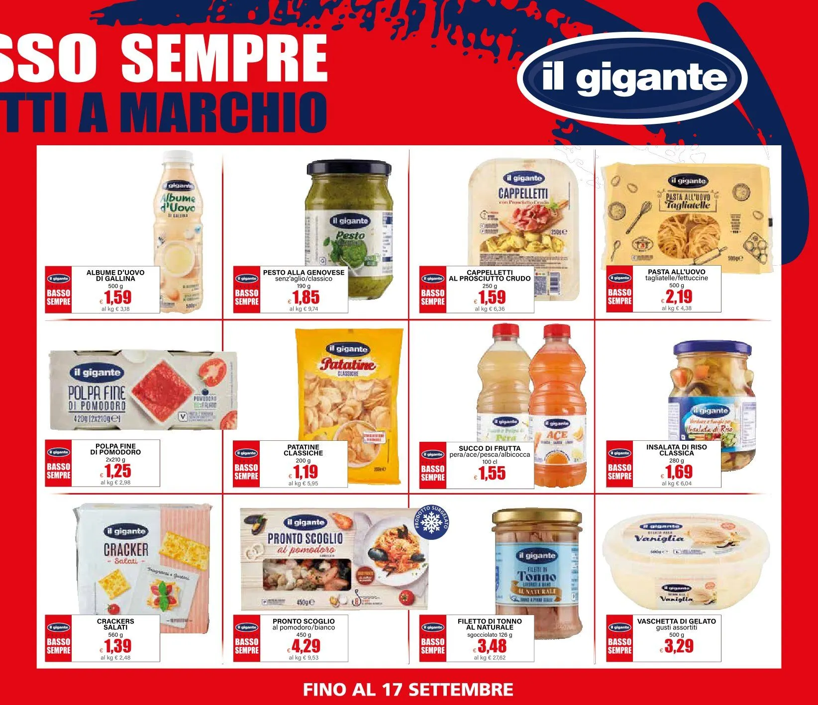 Volantini Il Gigante da 4 settembre a 17 settembre di 2025 - Pagina del volantino 19