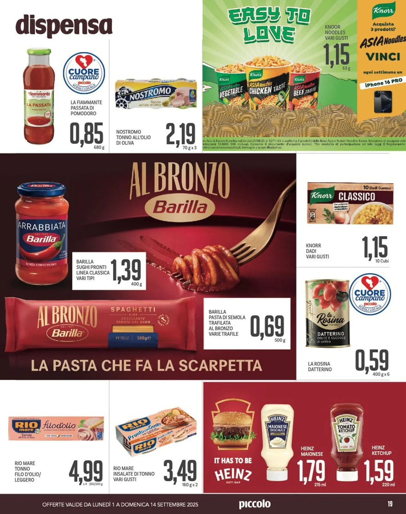 Volantini Piccolo da 1 settembre a 14 settembre di 2025 - Pagina del volantino 19