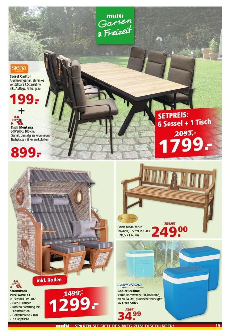 Multi Markt Angebote von 22. Juni bis 27. Juni 2026 - Prospekt seite 19