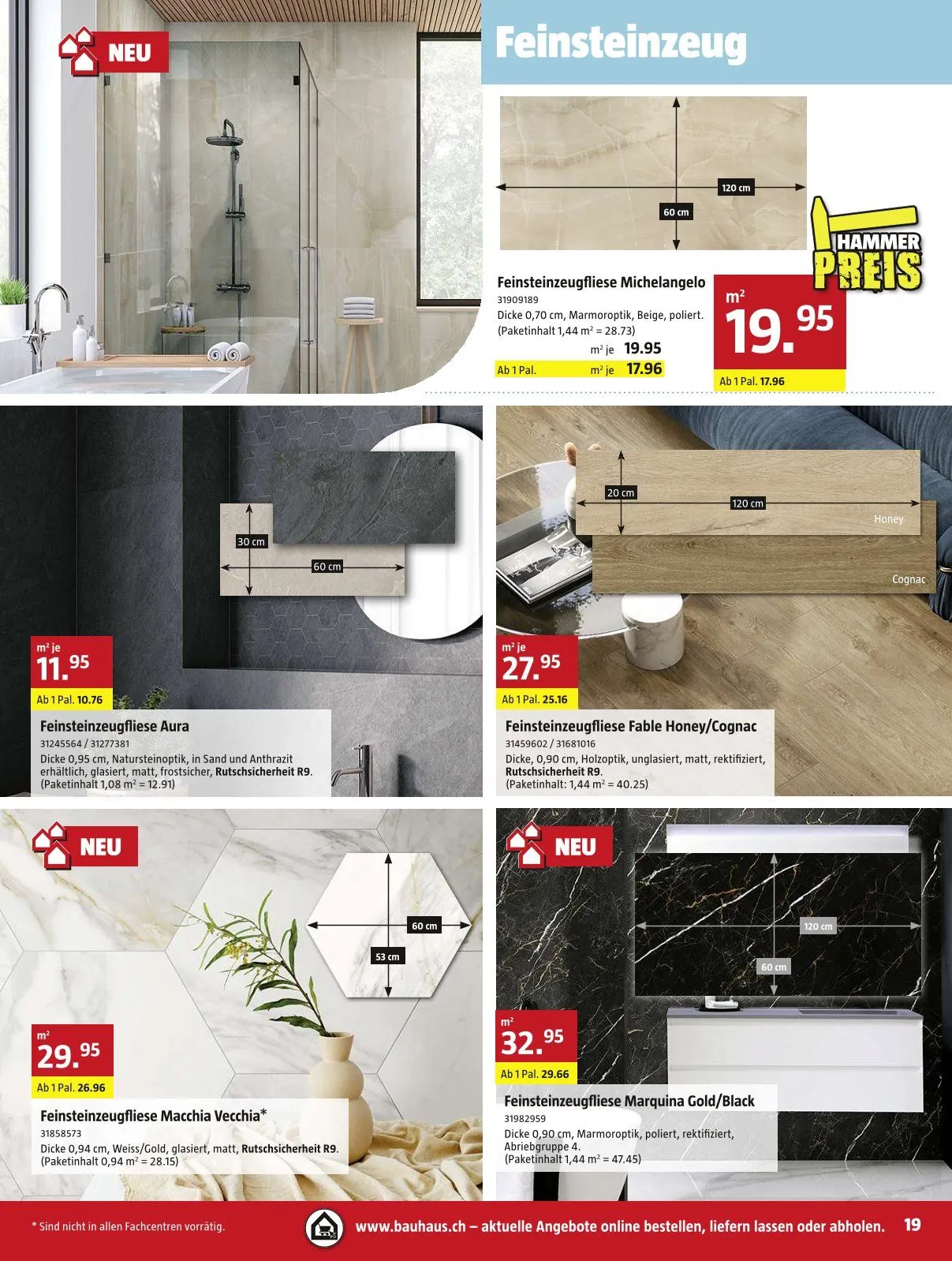 Bauhaus Broschyr Erbjudanden von 25. November bis 29. Dezember 2024 - Prospekt seite  19