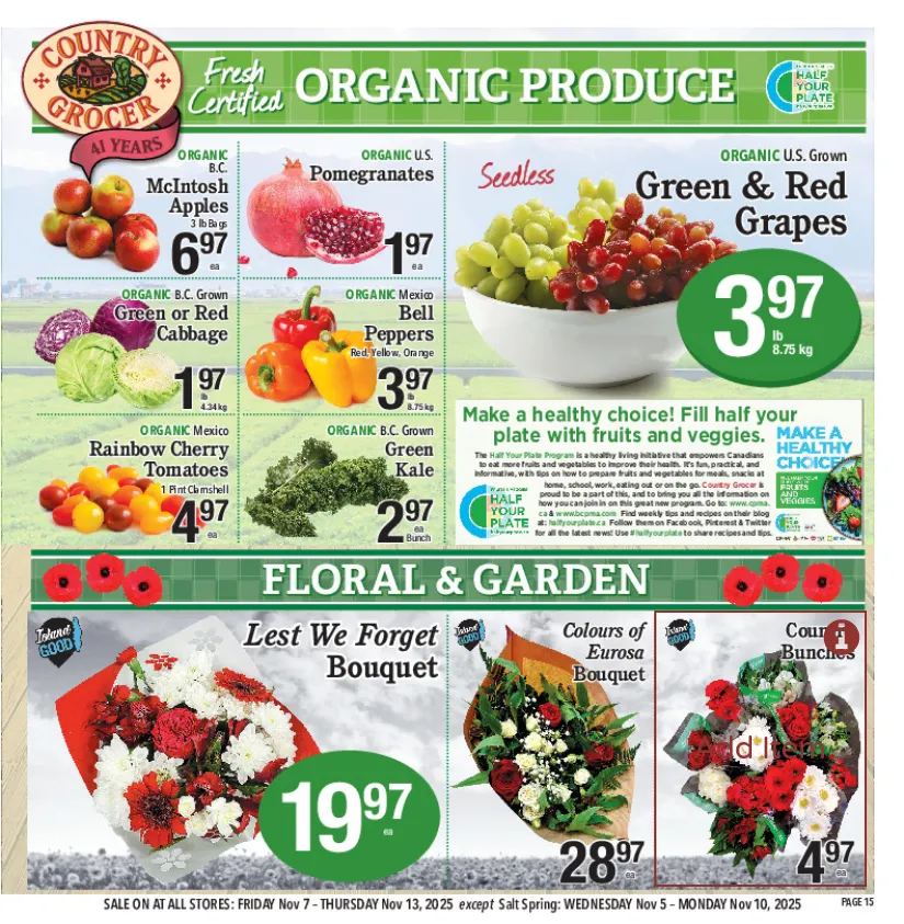 Country Grocer Sales from November 7 to November 13 2025 - flyer page 15