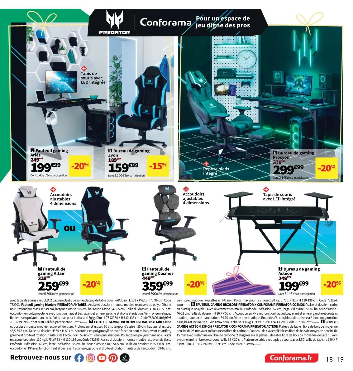 Catalogues Conforama du 28 octobre au 25 décembre 2025 - Catalogue page 19