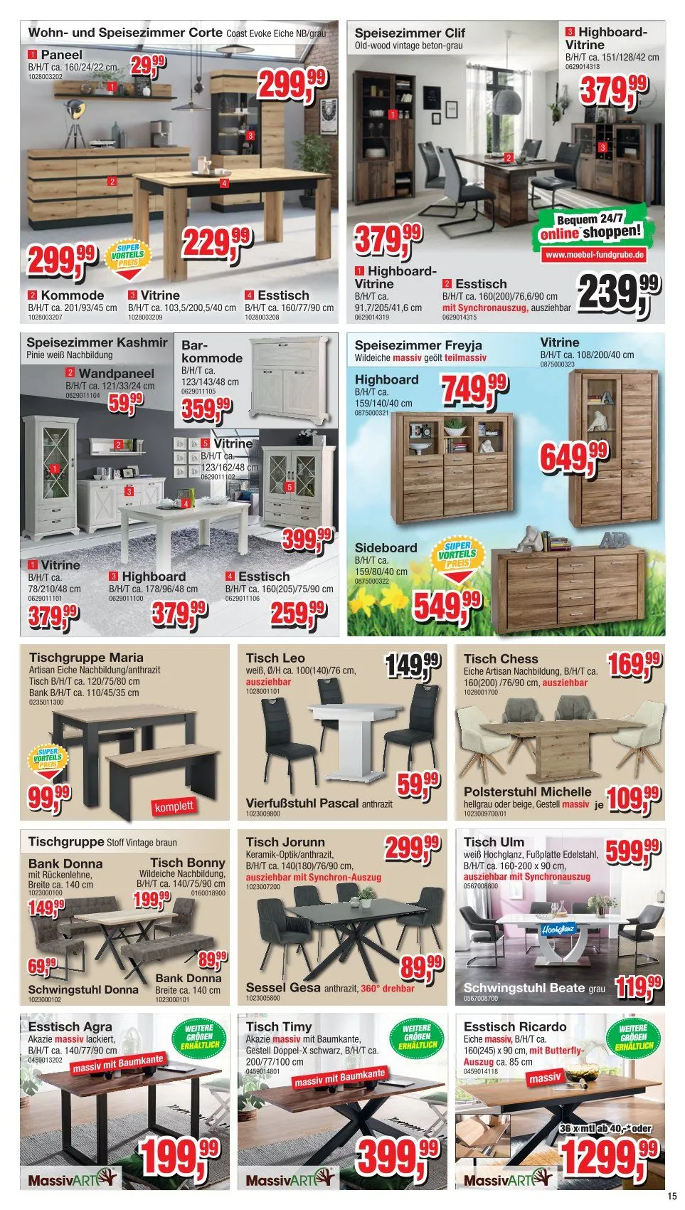 Möbelfundgrube Angebote von 3. April bis 16. April 2025 - Prospekt seite 19