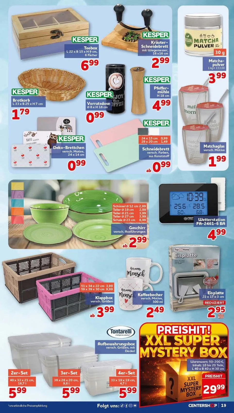 CENTERSHOP Prospekte von 20. Juli bis 25. Juli 2026 - Prospekt seite 19