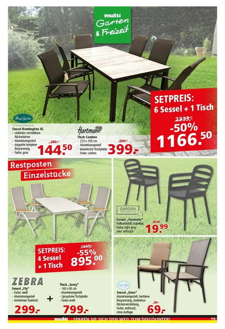 Multi Markt Angebote von 6. Juli bis 11. Juli 2026 - Prospekt seite 19