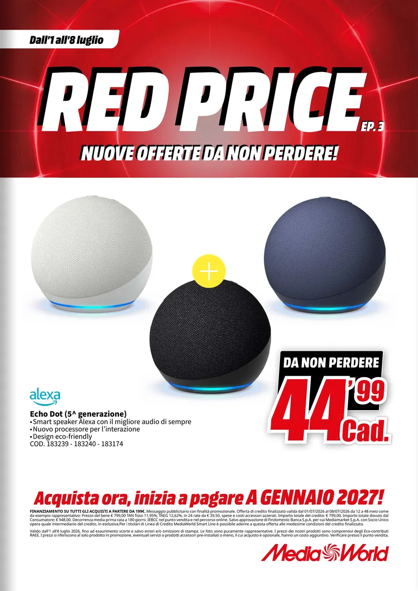 Volantini MEDIAWORLD da 1 luglio a 8 luglio di 2026 - Pagina del volantino 19