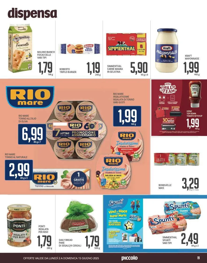 Volantini Piccolo da 2 giugno a 16 giugno di 2025 - Pagina del volantino 19