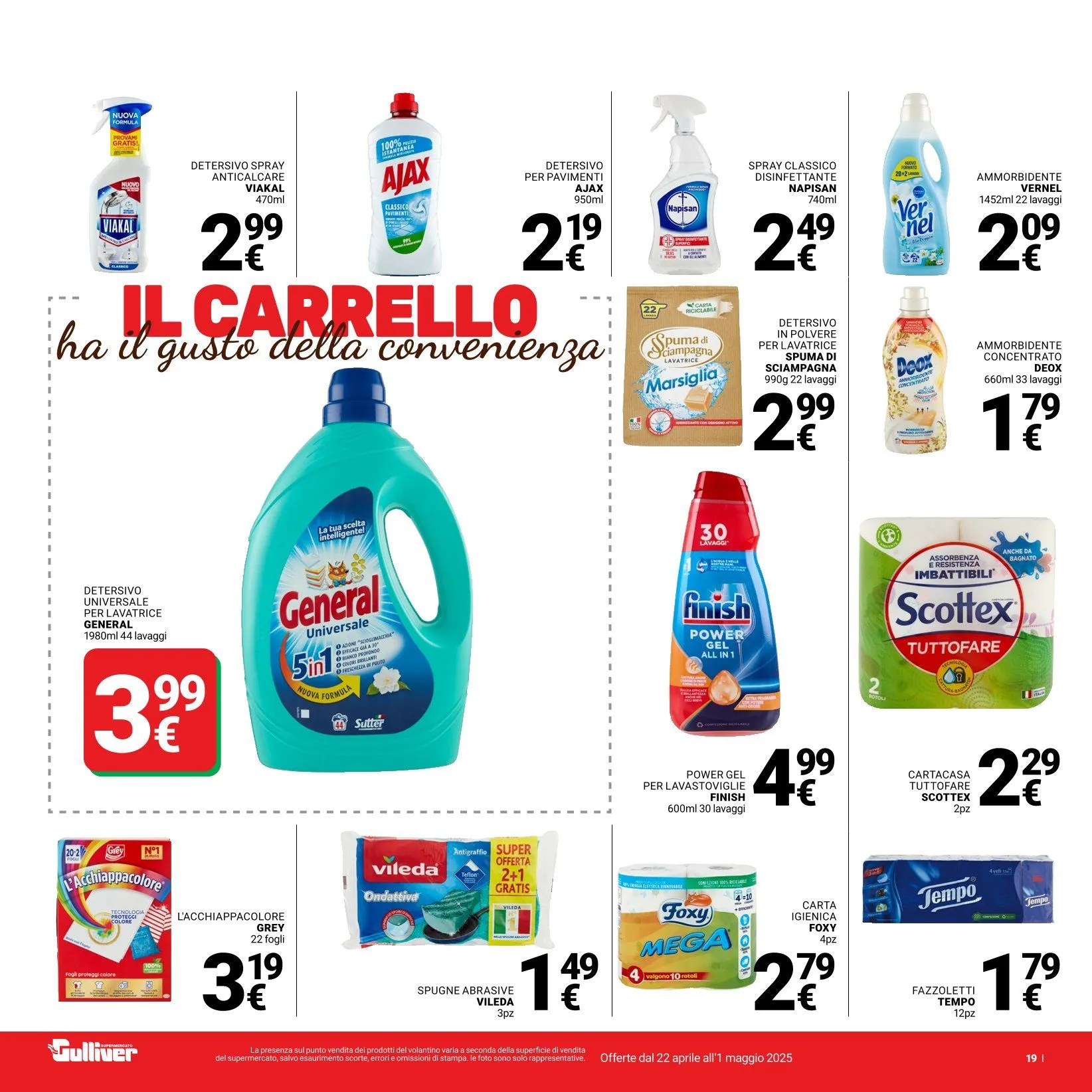 Volantini Gulliver da 22 aprile a 1 maggio di 2025 - Pagina del volantino 19