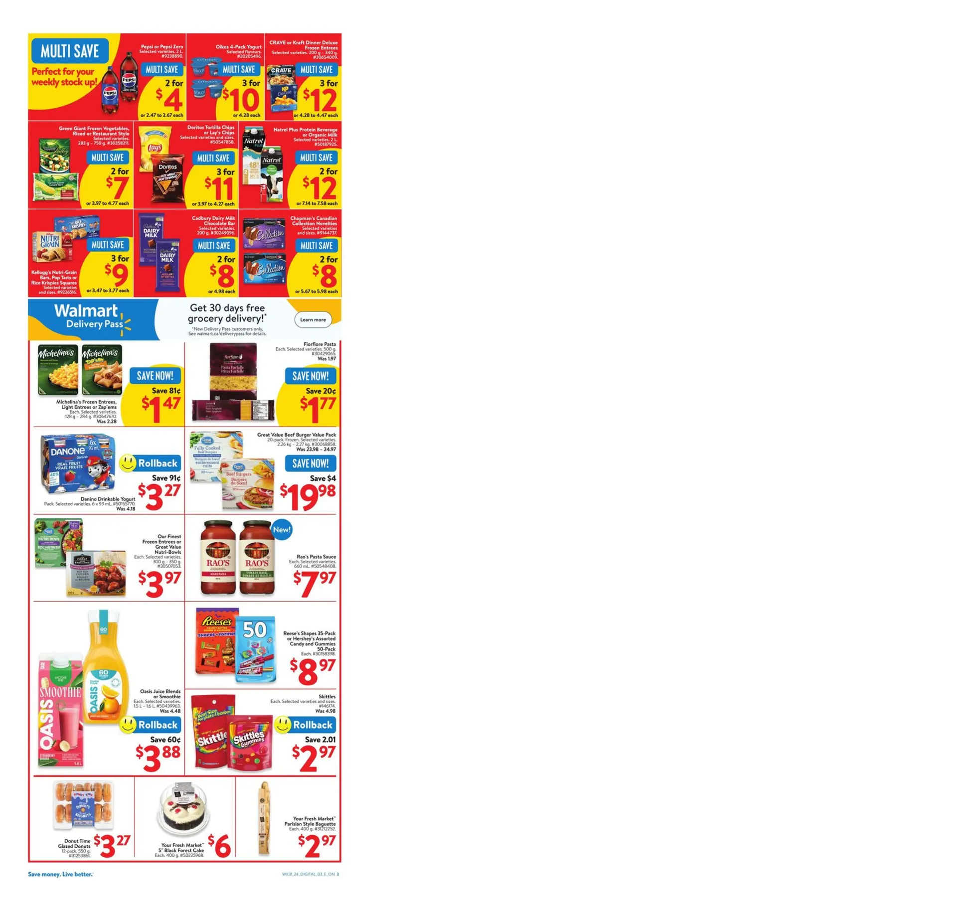 Walmart weekly flyer from August 22 to August 28 2024 - flyer page 18