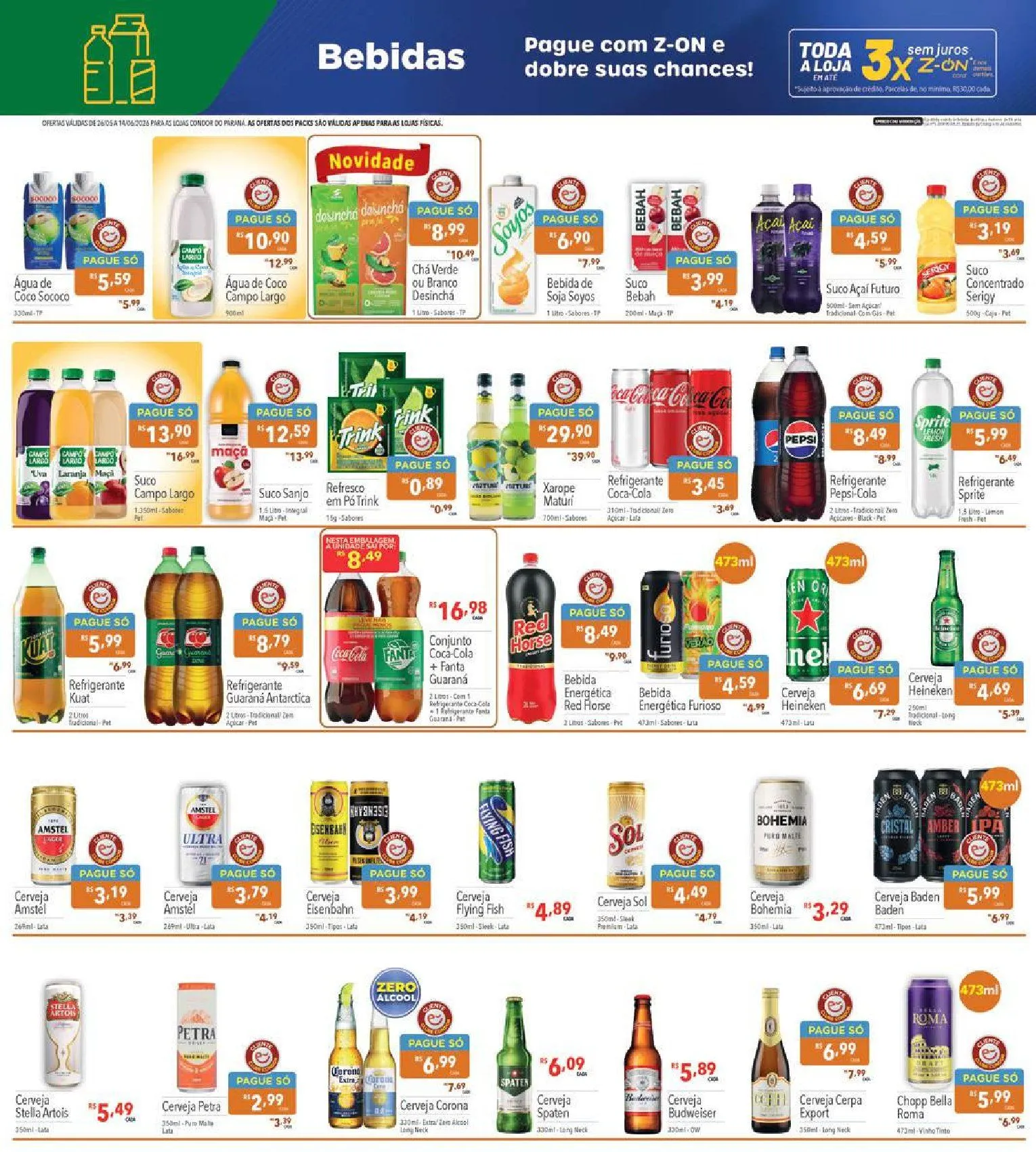 Encarte de Folhetos Supermercados Condor  26 de maio até 14 de junho 2026 - Pagina 19