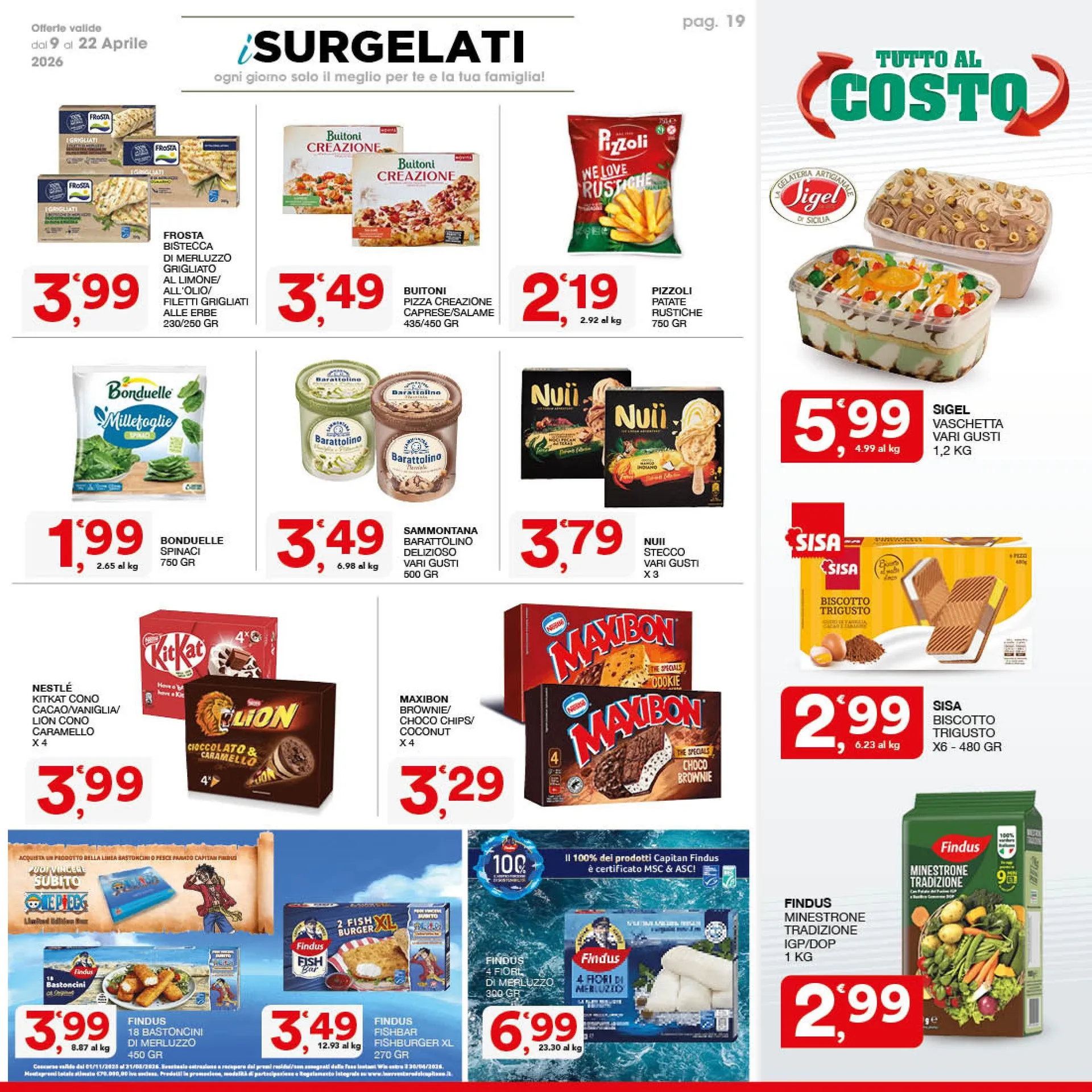 Volantini Sisa da 9 aprile a 22 aprile di 2026 - Pagina del volantino 19