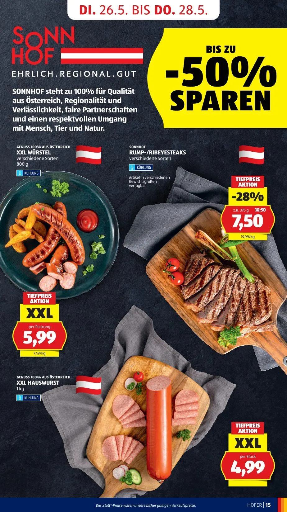  Hofer Prospekte von 22. Mai bis 28. Mai 2026 - Flugblätt seite  19