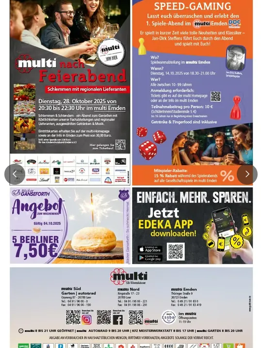 Multi Markt Prospekte  von 29. September bis 4. Oktober 2025 - Prospekt seite 1