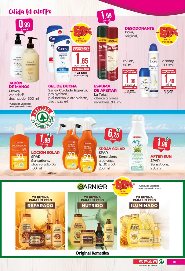 Catálogo de SPAR Gran Canaria Ofertas 26 de junio al 9 de julio 2026 - Página 19