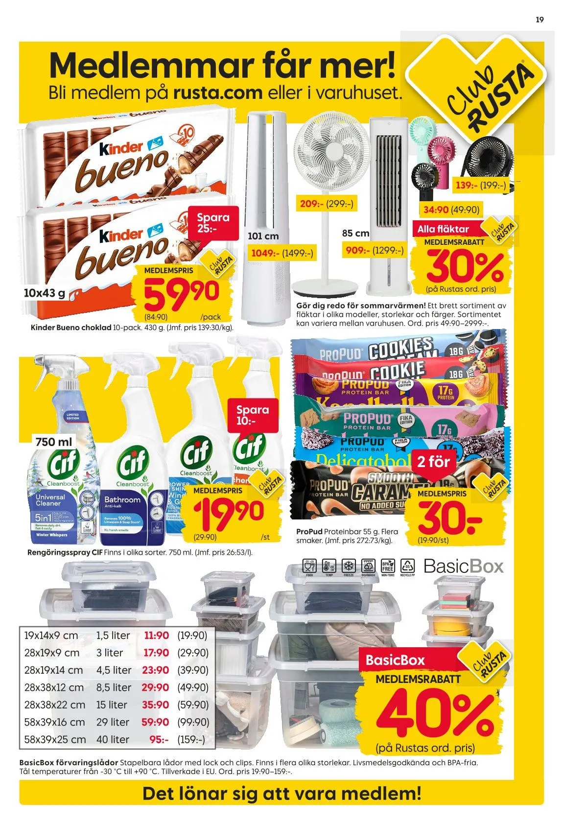 Senaste Rusta erbjudanden från 18 maj till 24 maj 2026 - Reklamblad sidor 19