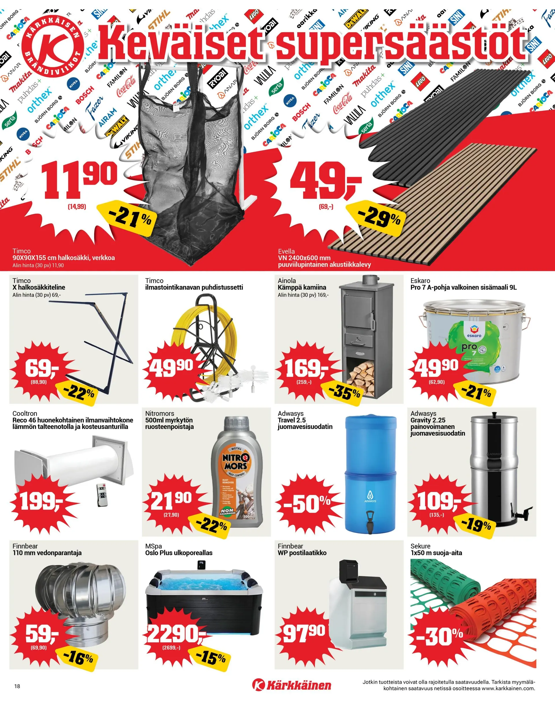  Kaupan Kärkkäinen uusimmat tarjoukset voimassa alkaen 1. maaliskuuta - 31. maaliskuuta 2026 - Tarjouslehti sivu 18