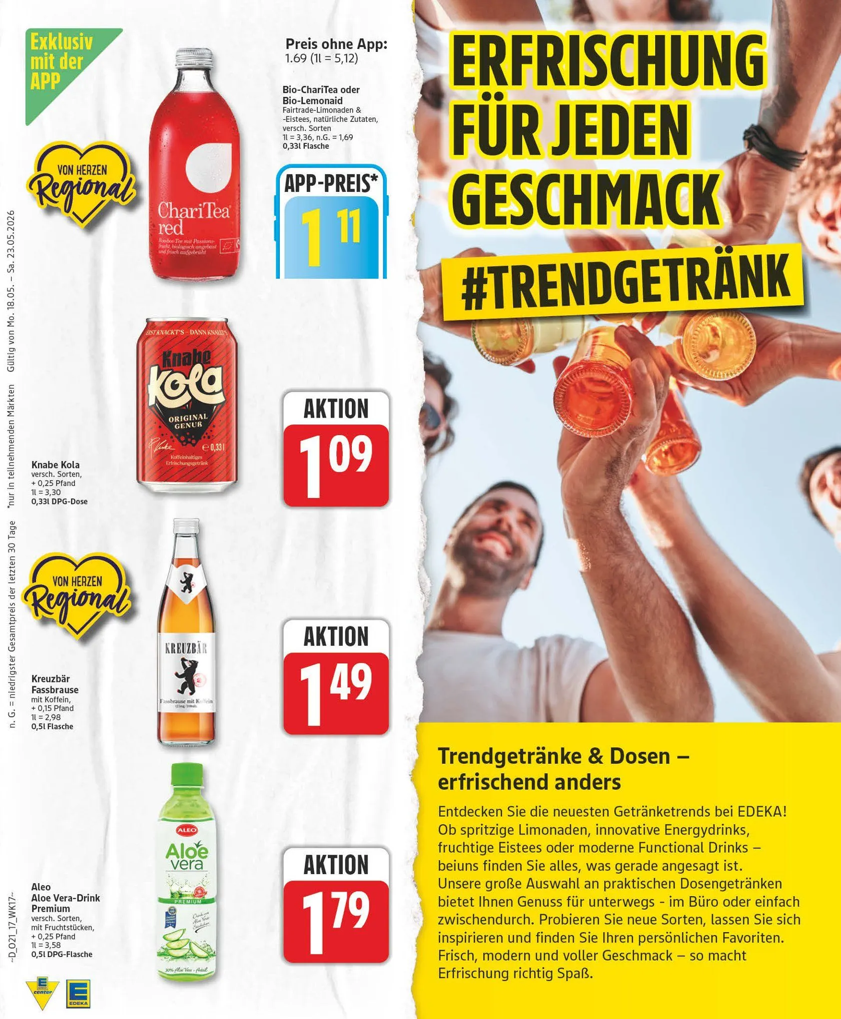 Edeka Angebote von 18. Mai bis 23. Mai 2026 - Prospekt seite 19