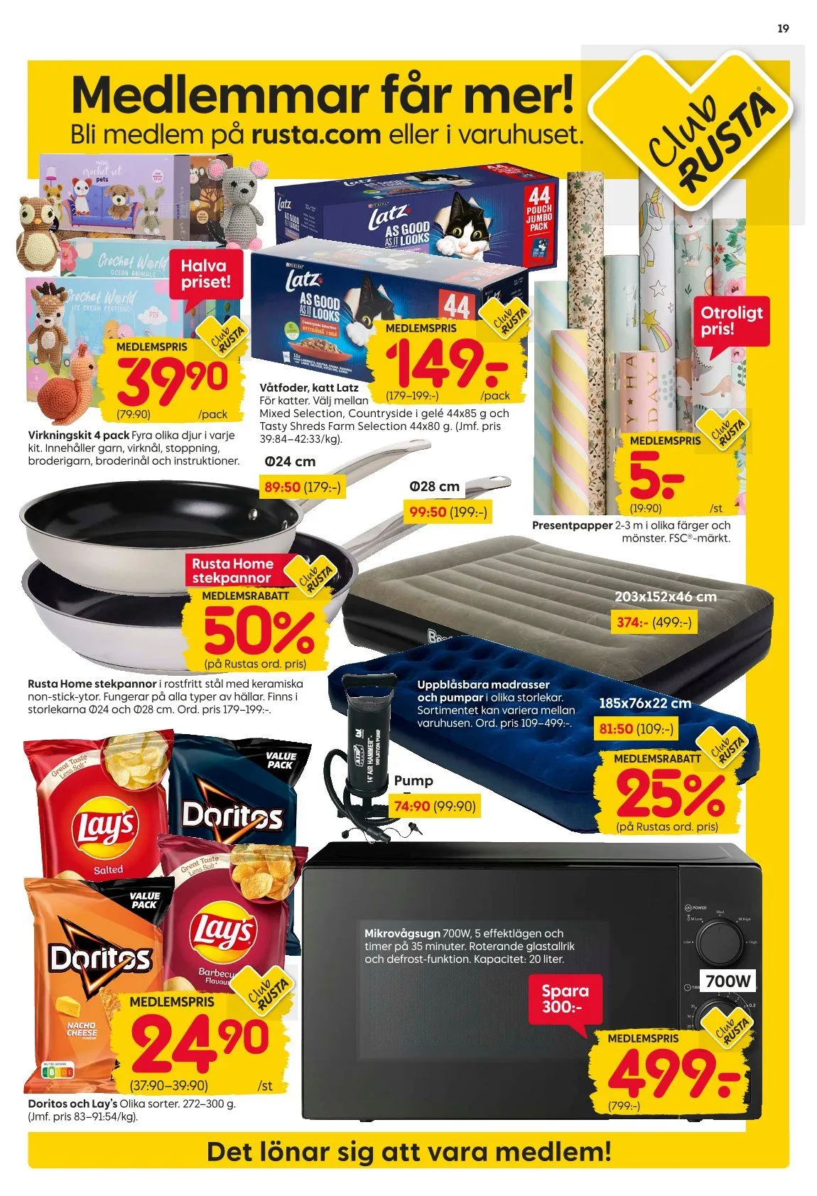  Rusta Erbjudanden från 25 maj till 30 maj 2026 - Reklamblad sidor 19