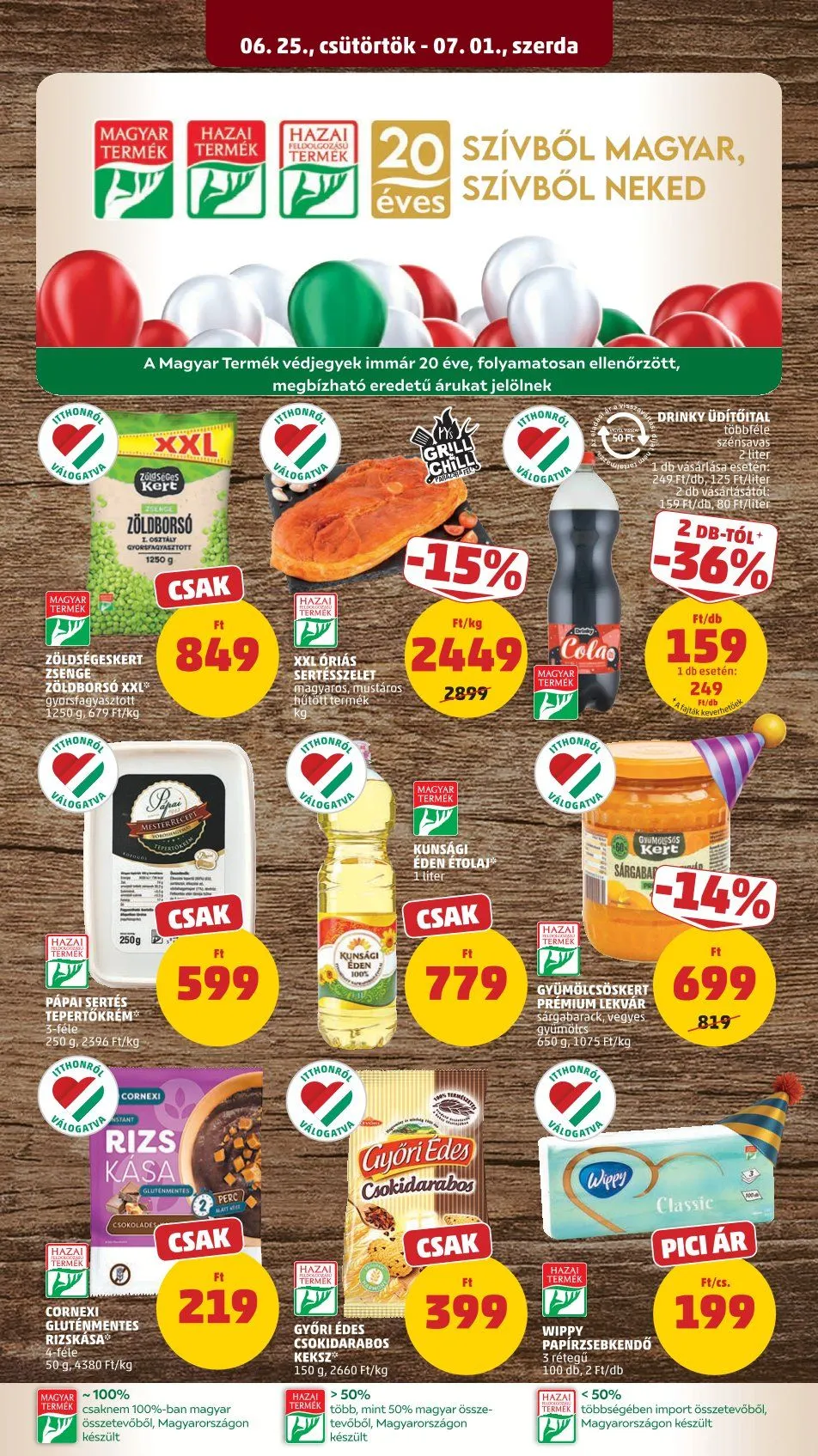 Katalógus  Penny Market legfrissebb ajánlatai június 25.-tól július 1.-ig 2026. - Oldal 19