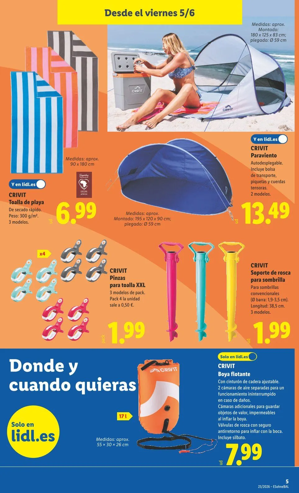 Catálogo de  Catálogos de Lidl 1 de junio al 7 de junio 2026 - Página 19