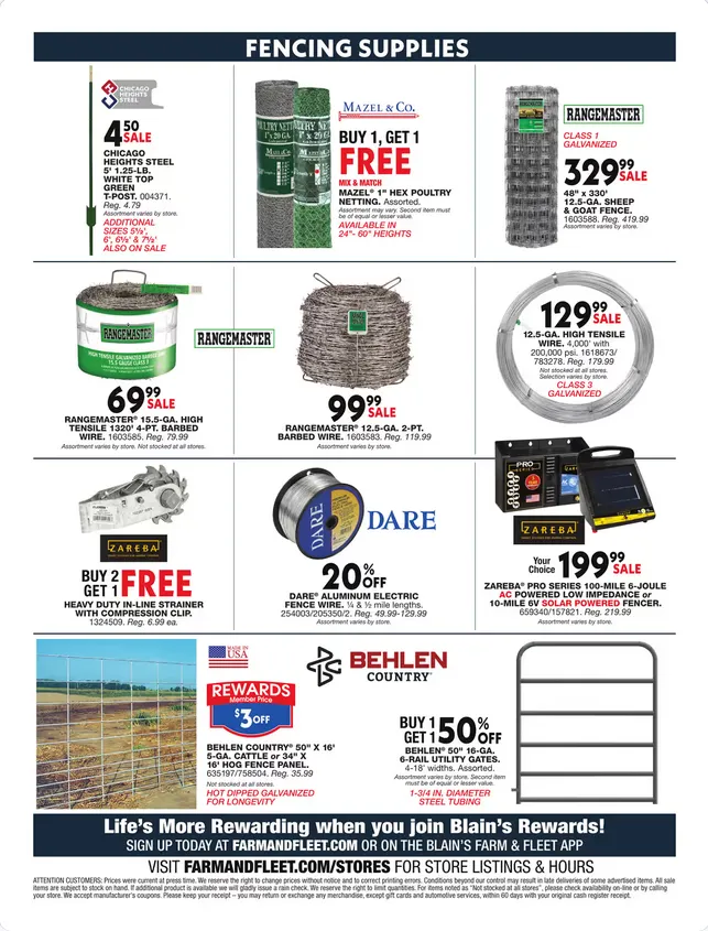 Weekly ad Blain's Farm & Fleet Sales from April 23 to May 3 2026 - Page 22
