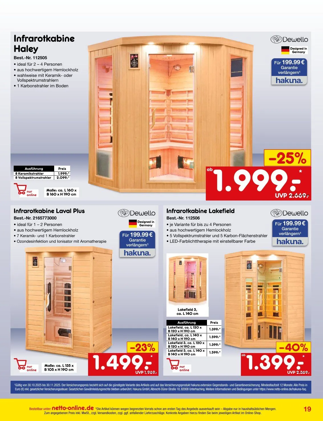 Netto Marken-Discount Angebote von 1. November bis 30. November 2025 - Prospekt seite 19