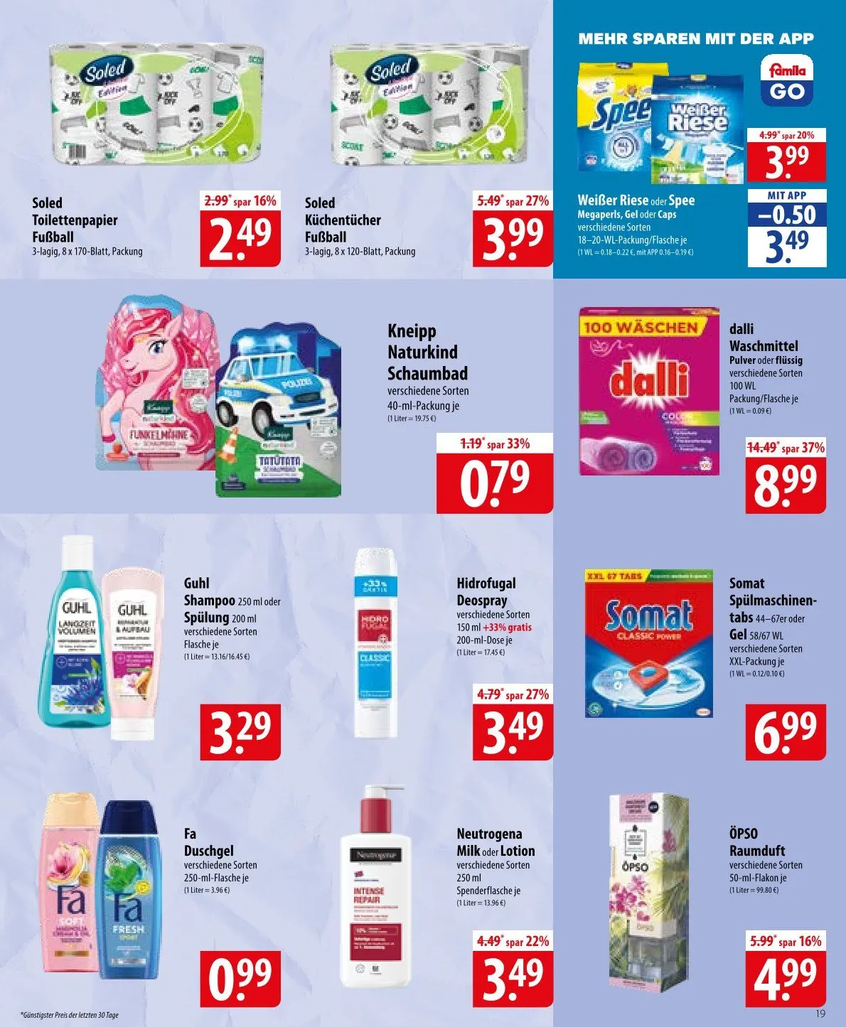 Famila Angebote von 25. Mai bis 31. Mai 2026 - Prospekt seite 19