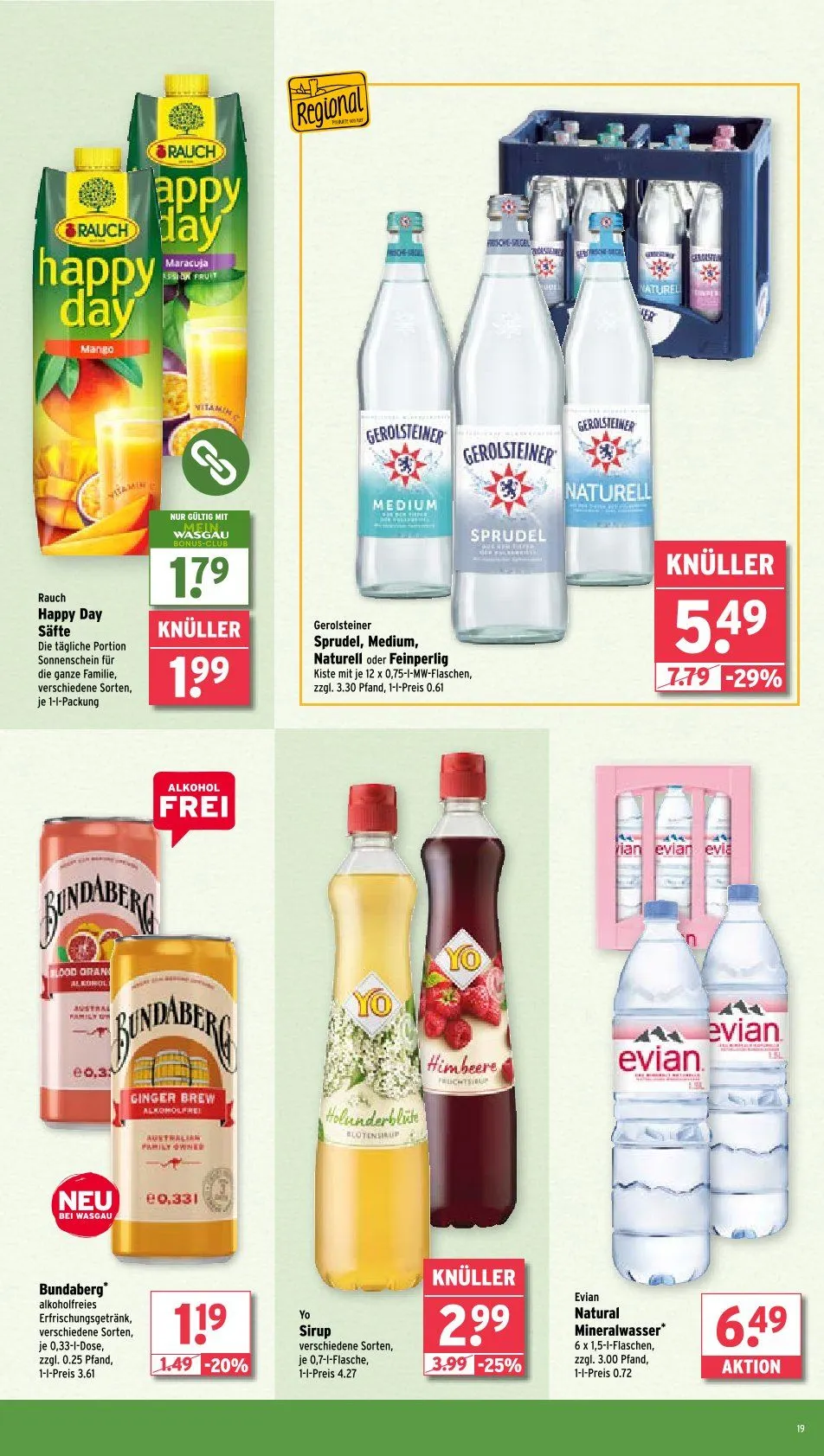 Wasgau Prospekte von 12. Mai bis 20. Mai 2025 - Prospekt seite 19