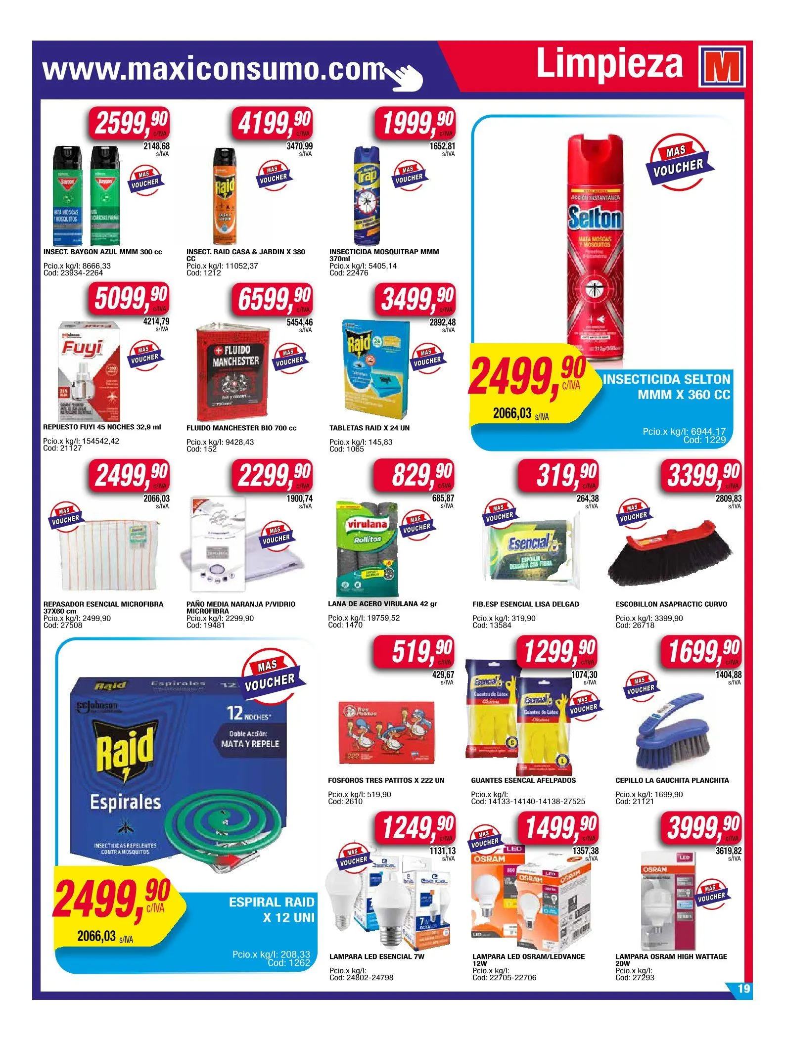 Ofertas de Maxiconsumo Oferta semanal 31 de marzo al 6 de abril 2025 - Página 19 del catálogo