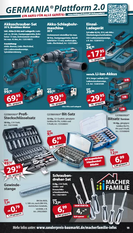  Sonderpreis-Baumarkt Angebote von 27. Dezember bis 2. Januar 2026 - Prospekt seite 19