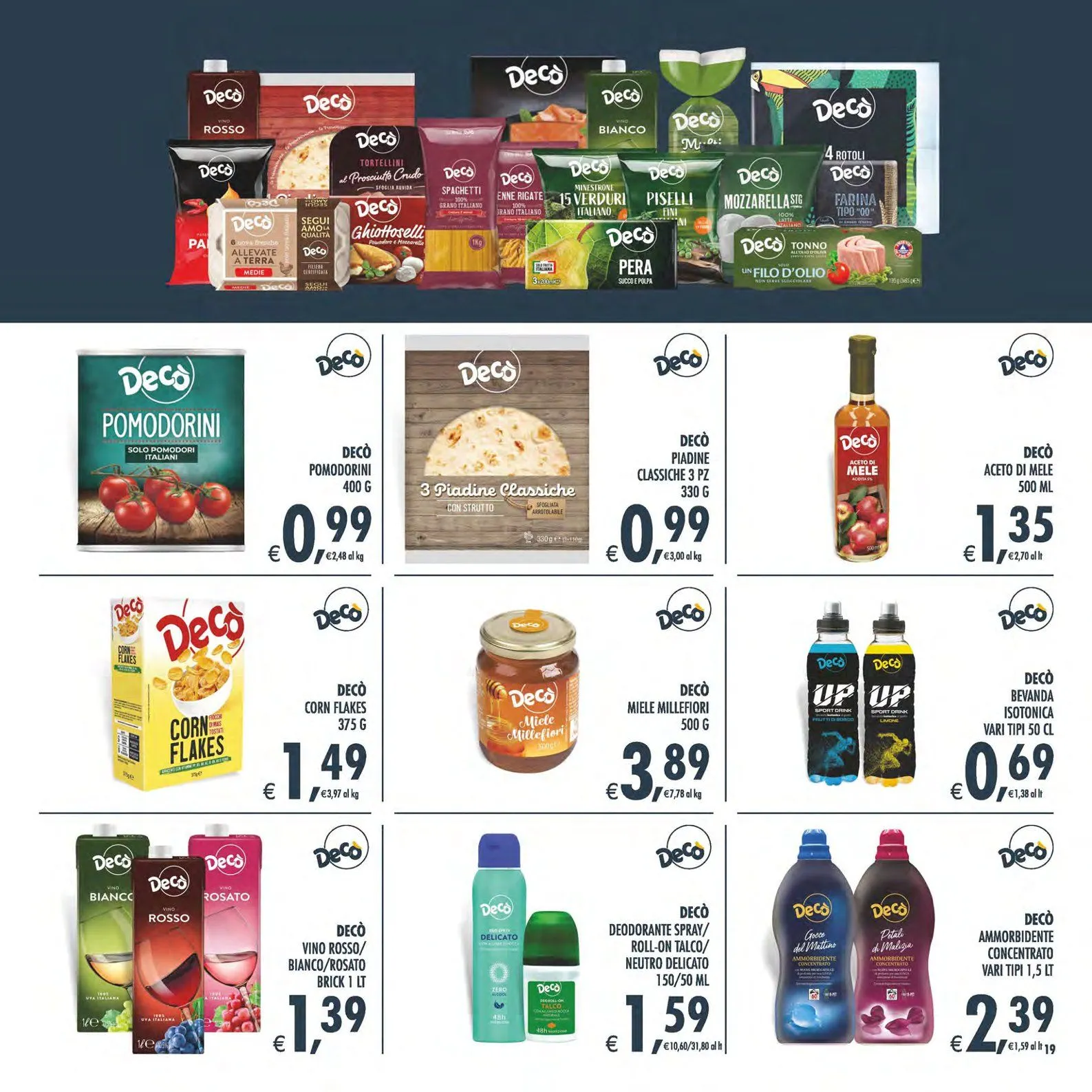 Volantini Deco Supermercati da 10 luglio a 20 luglio di 2026 - Pagina del volantino 19