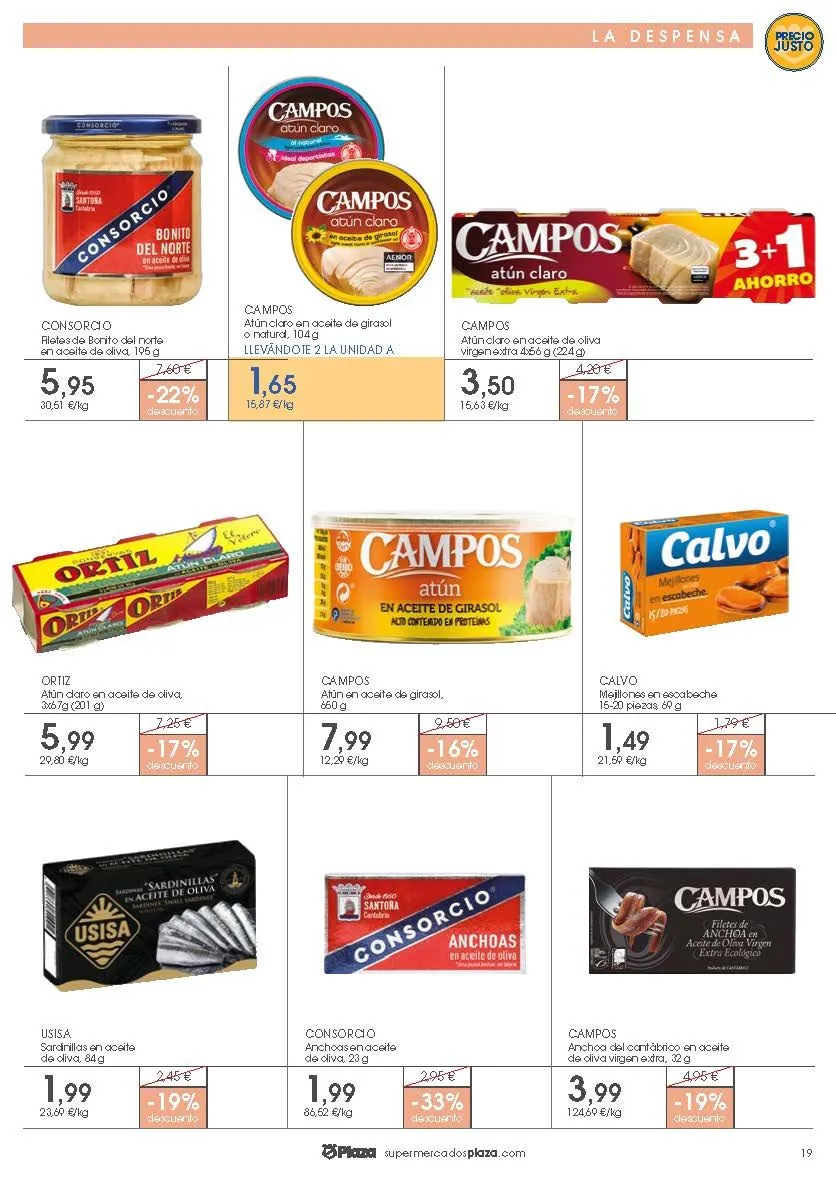 Catálogo de Supermercados Plaza Ofertas 29 de mayo al 11 de junio 2025 - Página 19