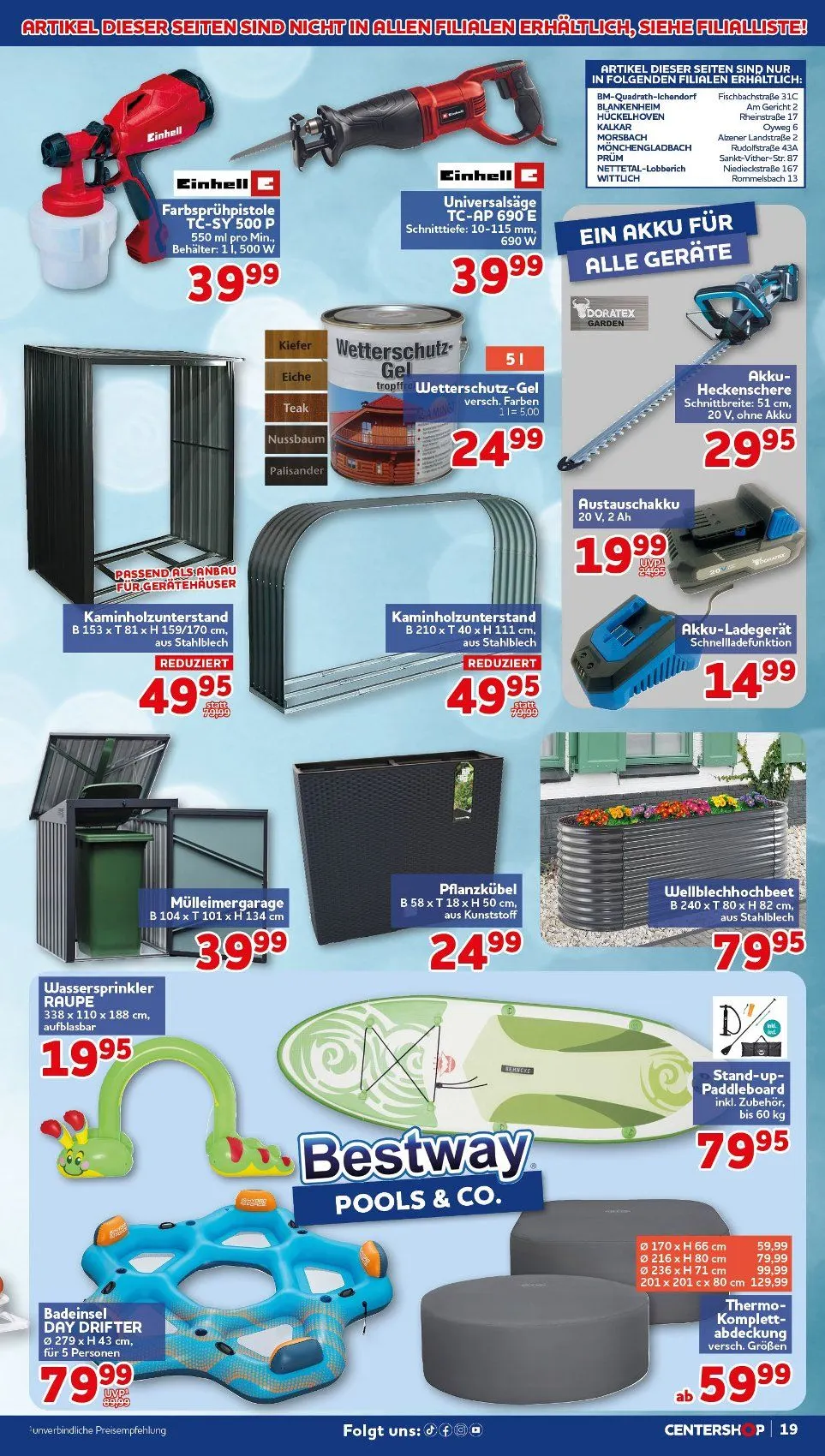 CENTERSHOP Angebote von 15. Juni bis 20. Juni 2026 - Prospekt seite 19
