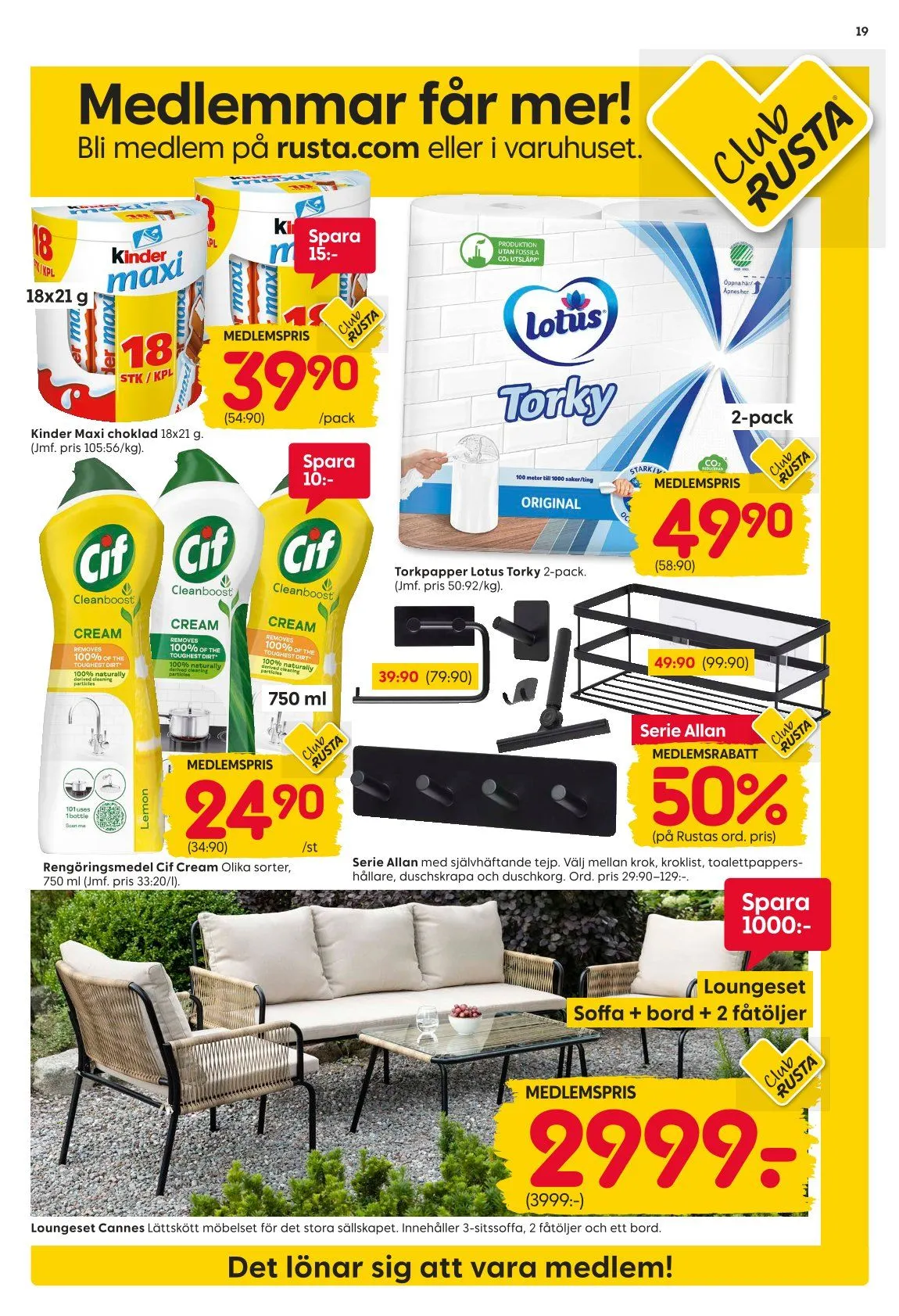 Senaste Rusta erbjudanden från 4 maj till 10 maj 2026 - Reklamblad sidor 19