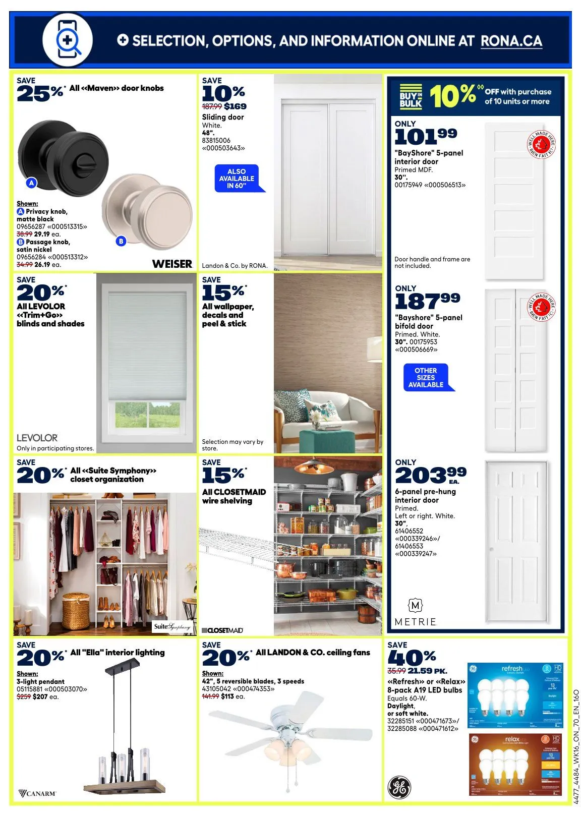 RONA Sales from May 18 to May 20 2026 - flyer page 19