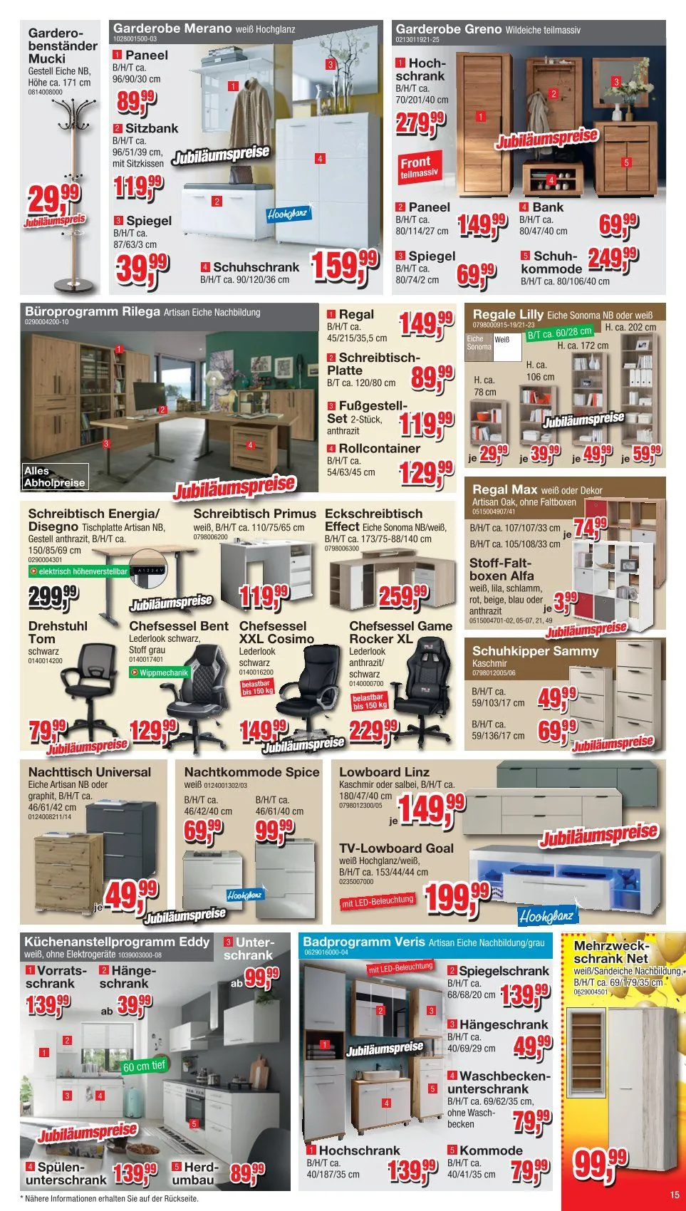 Möbelfundgrube Prospekte  von 30. Oktober bis 2. November 2025 - Prospekt seite 19