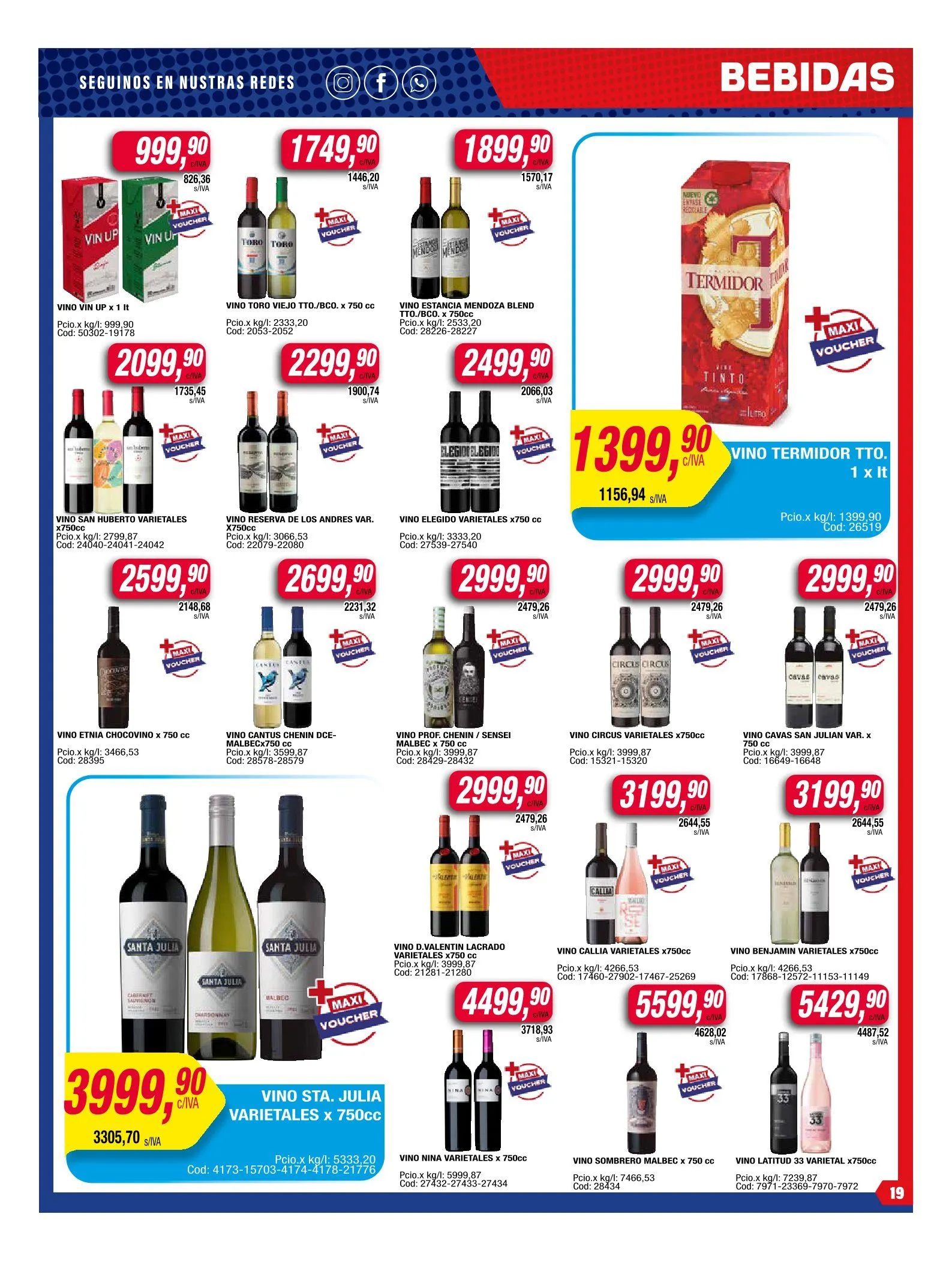 Ofertas de Ofertas Maxiconsumo 21 de julio al 27 de julio 2025 - Página 19 del catálogo