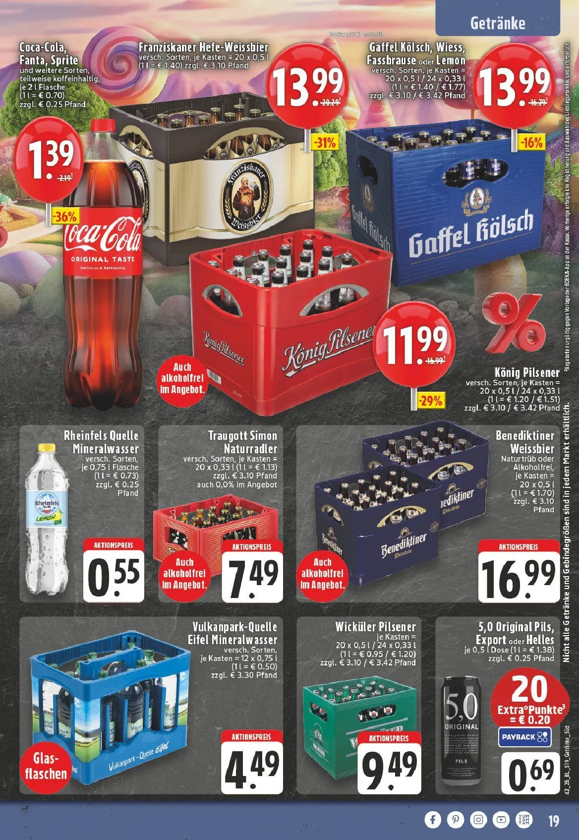 Edeka Prospekte von 12. Oktober bis 17. Oktober 2025 - Prospekt seite 19