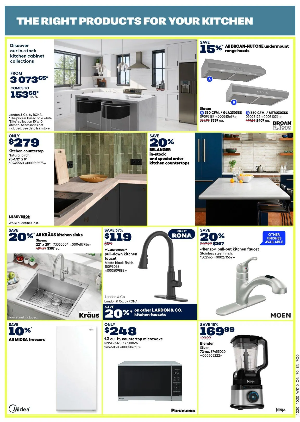 RONA Sales from April 3 to April 8 2026 - flyer page 19