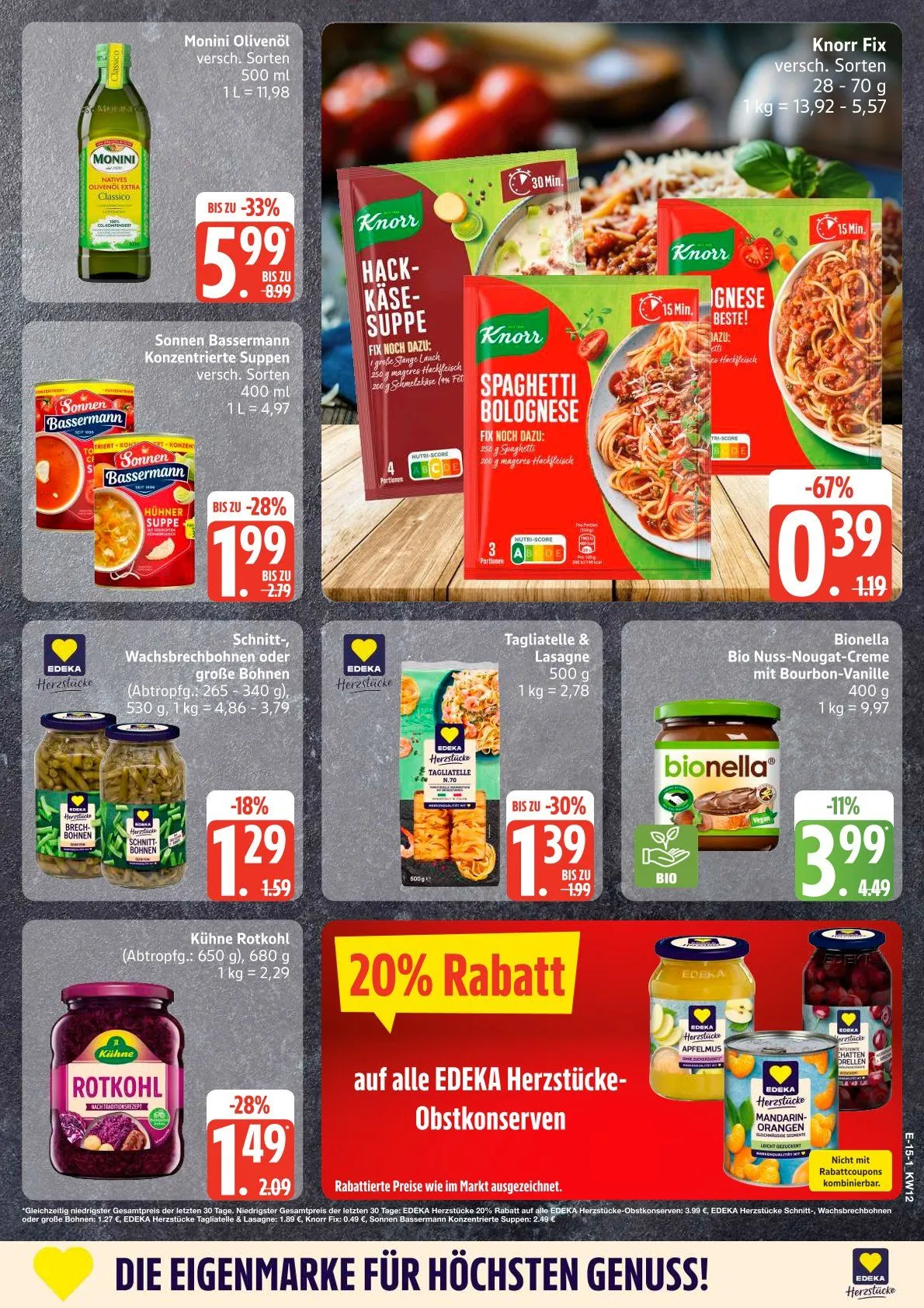 Edeka Prospekte von 16. März bis 21. März 2026 - Prospekt seite 19