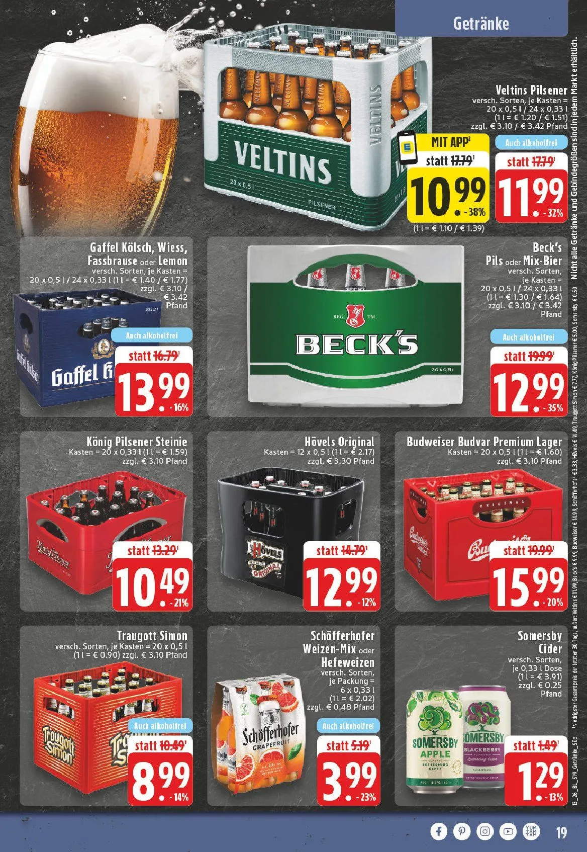 Edeka Prospekte von 23. März bis 28. März 2026 - Prospekt seite 19