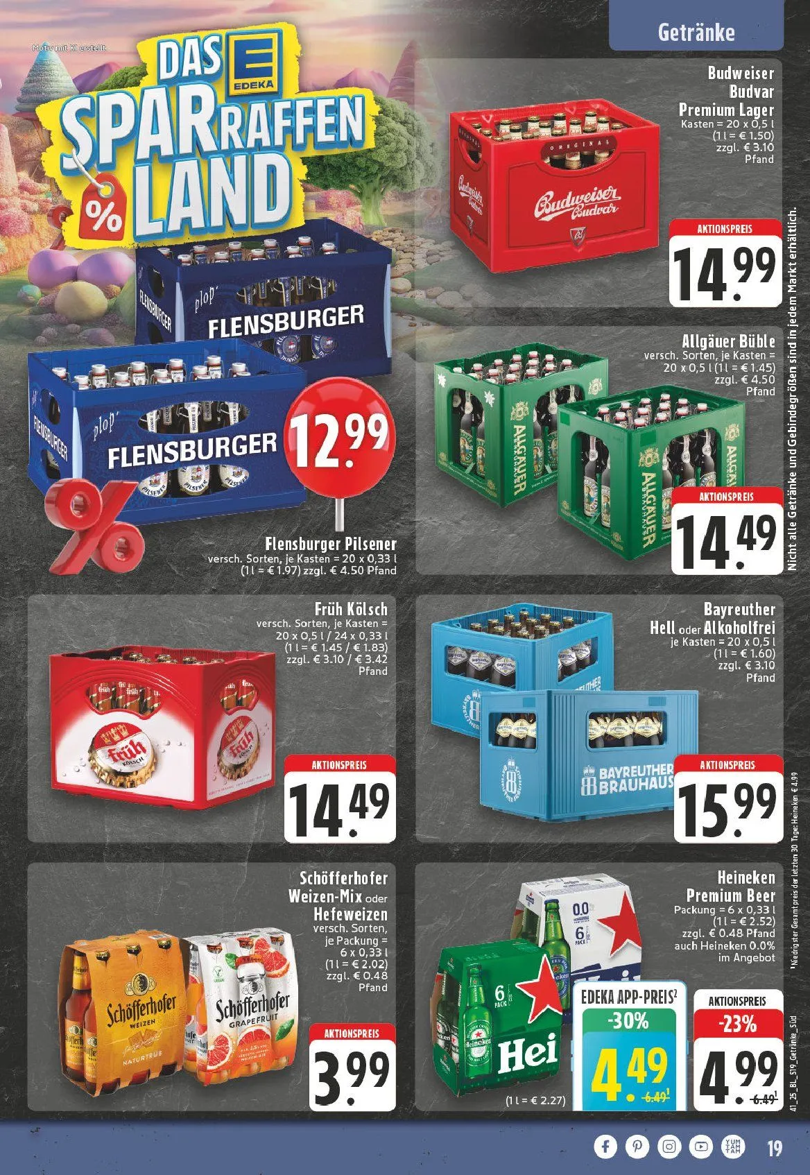 Edeka Prospekte von 5. Oktober bis 10. Oktober 2025 - Prospekt seite 19