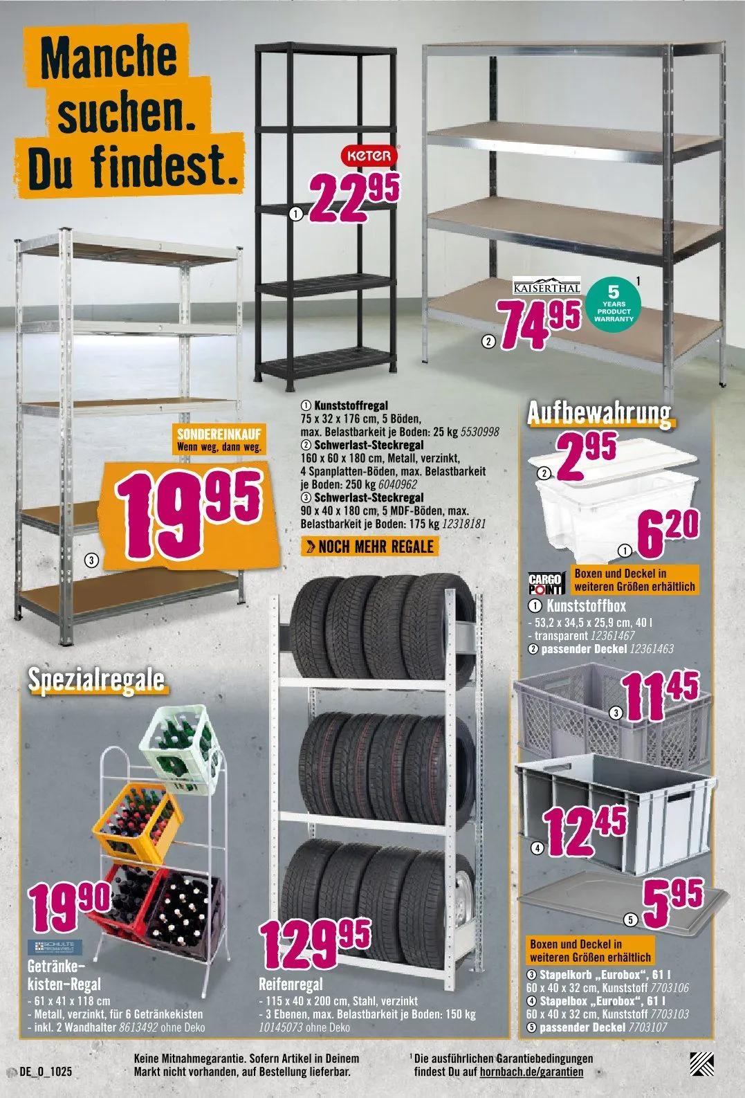 Hornbach Angebote von 29. Oktober bis 4. November 2025 - Prospekt seite 19